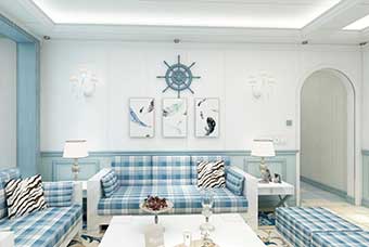 韶关地中海风格-客厅