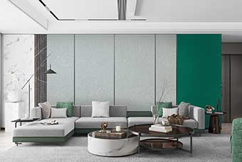 韶关轻奢风格-客厅