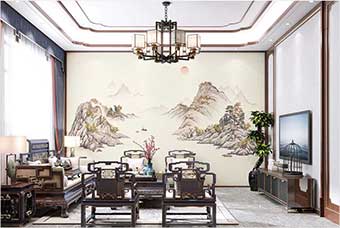 韶关森佰汇航空纤维墙咔（巴山蜀水）