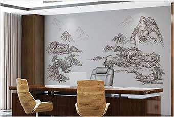 韶关森佰汇航空纤维墙咔（山水之间）