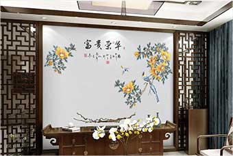 韶关森佰汇航空纤维墙咔(富贵荣华)